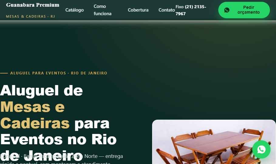 Versão 1 — layout editorial terracota